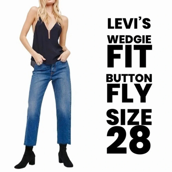 Levi's Premium
WEDGIE STRAIGHT FIT WOMEN'S JEANS size 28 - Picture 1 of 11
